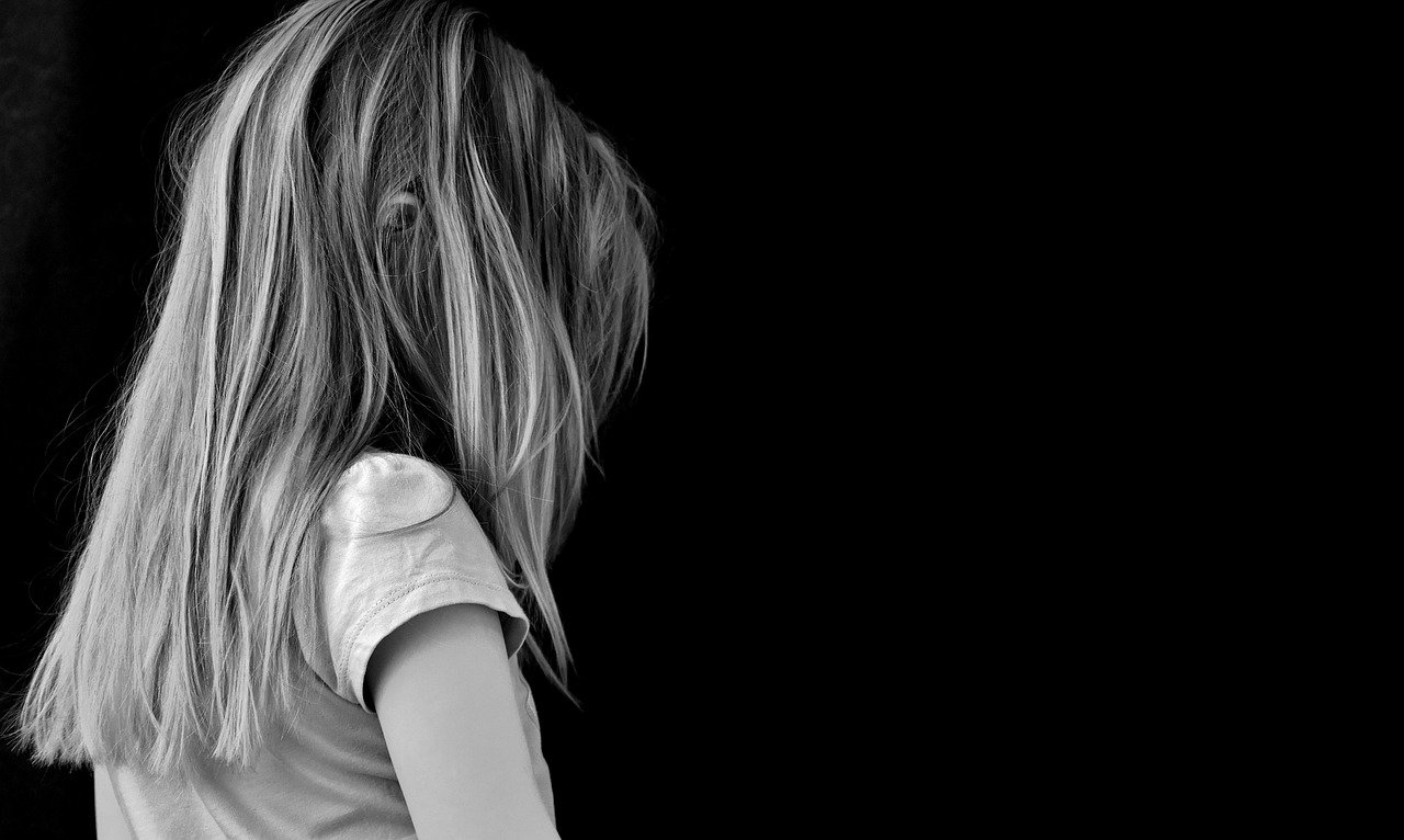Home girl, sad, desperate, lonely, sadness, thoughtful, child, blond, head, saddened, female, depressed, portrait, grief, sad girl, mood, worries, children